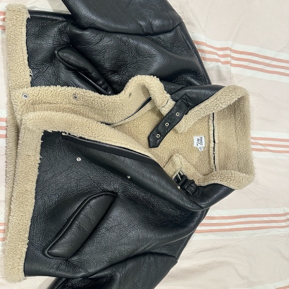 Woman’s Princess Polly Leather Jacket with Fur - Picture 5 of 5